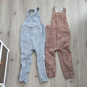 H&M Kids Overalls in Gray and Brown